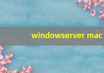 windowserver mac